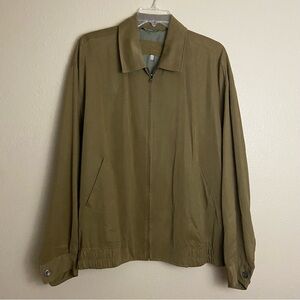 Ermenegildo Zegna Bomber Jacket Silk Rayon Blend Fully Lined- Sz XXL / 56